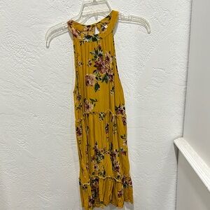 Xhilaration Multicolored Midi Halter Sundress